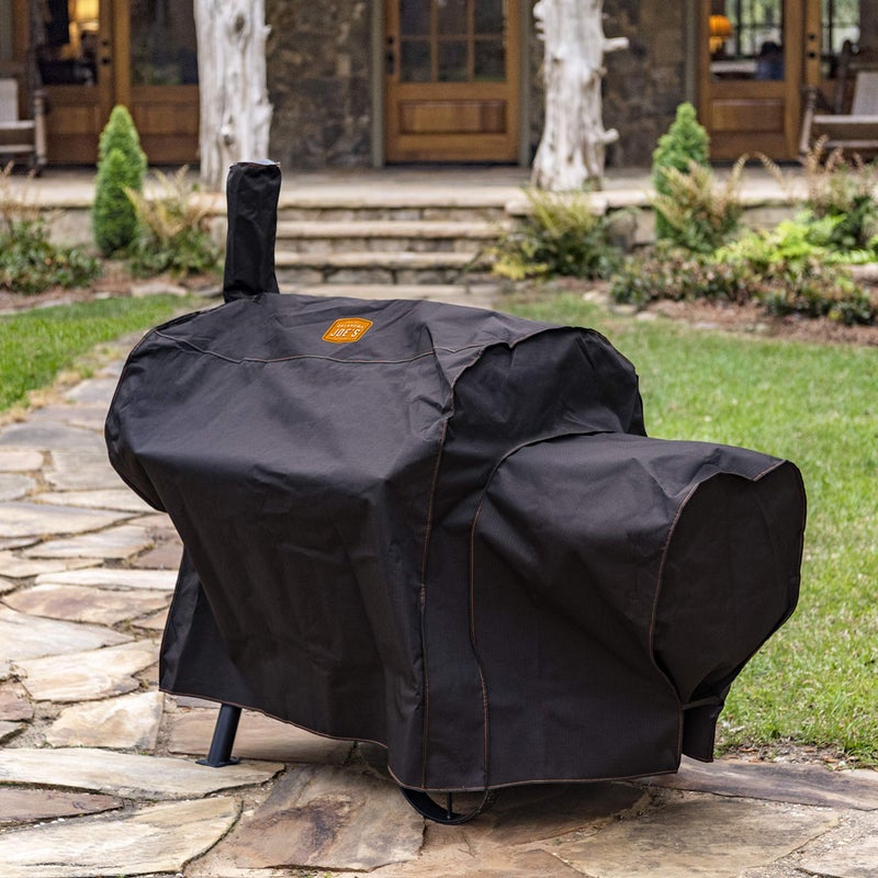 Oklahoma Joe's Longhorn Offset Smoker Cover, Black - Image 2